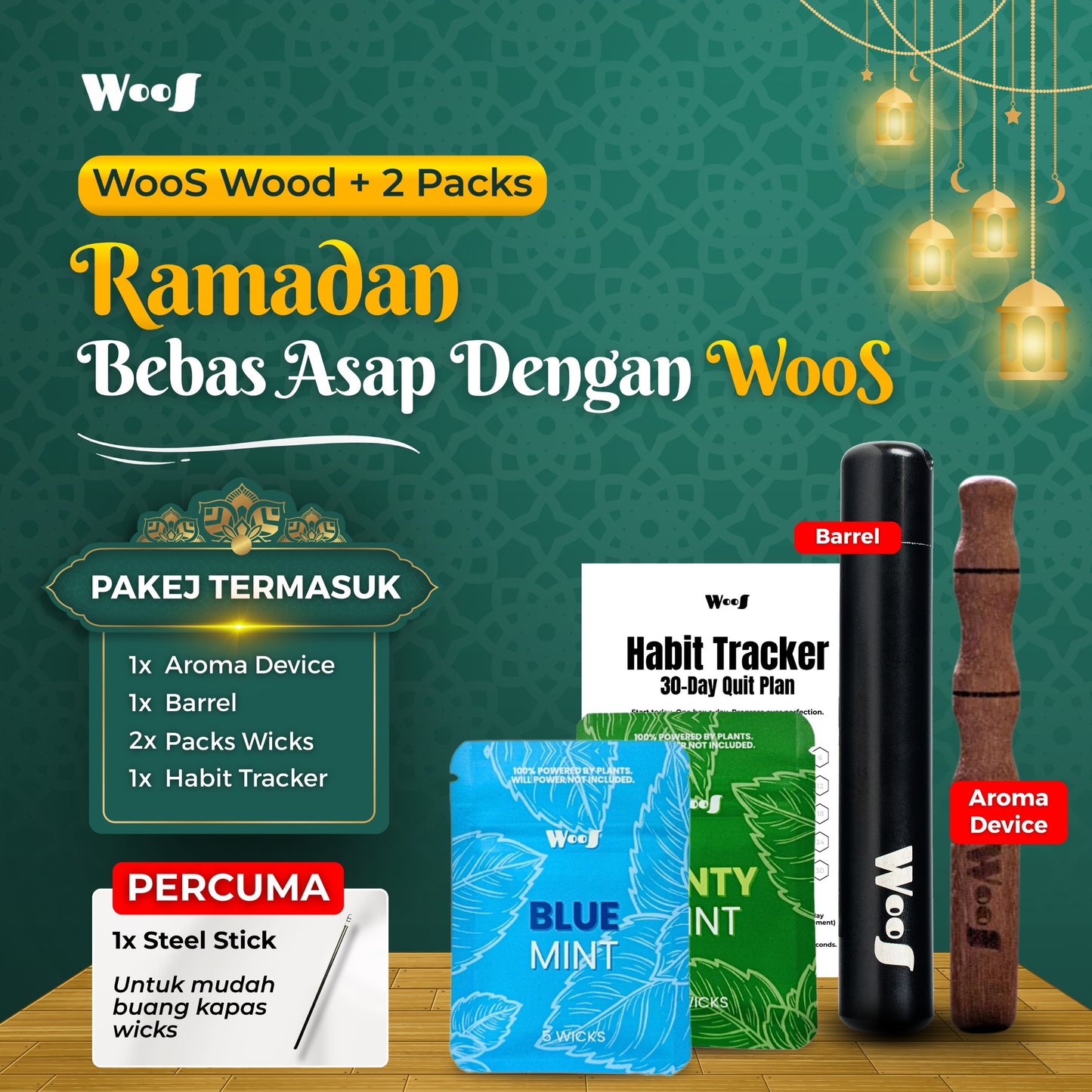 WooS Wood Inhaler Combo