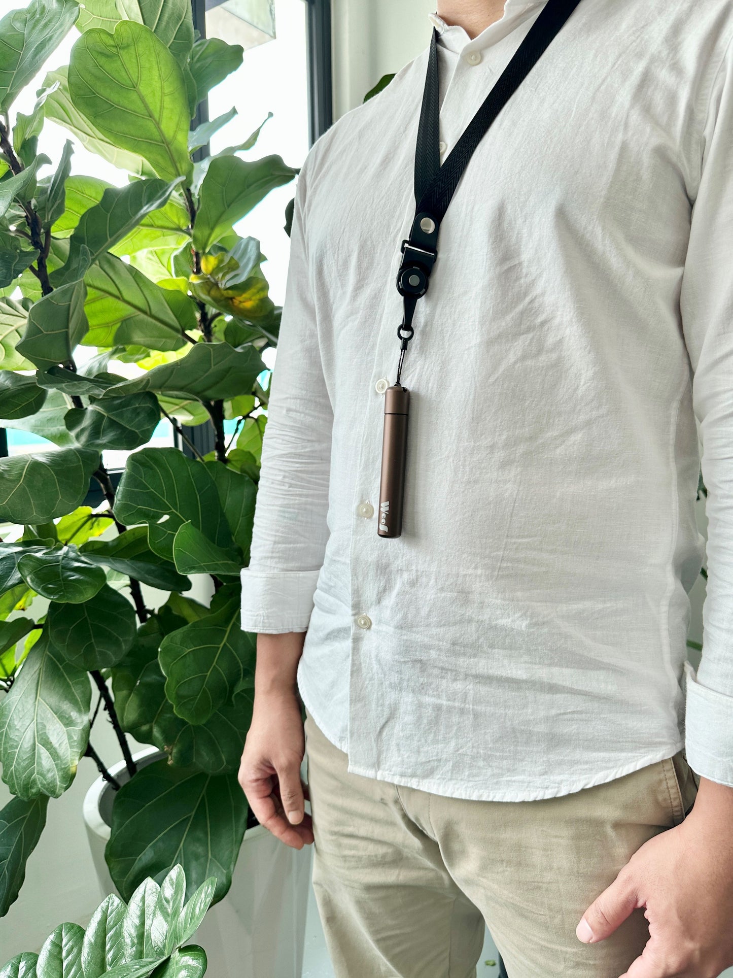 WooS Quick Release Textured Lanyard