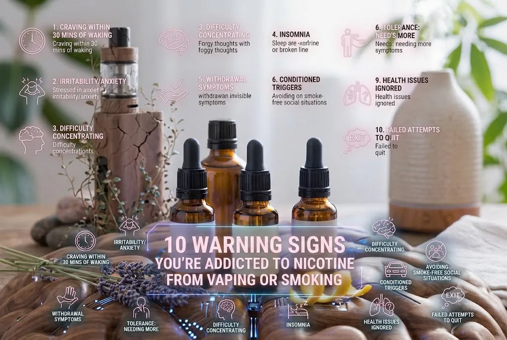 10 Warning Signs You're Addicted to Nicotine from Vaping or Smoking