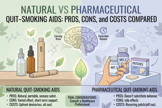 Natural vs Pharmaceutical Quit-Smoking Aids: Pros, Cons, and Costs Compared