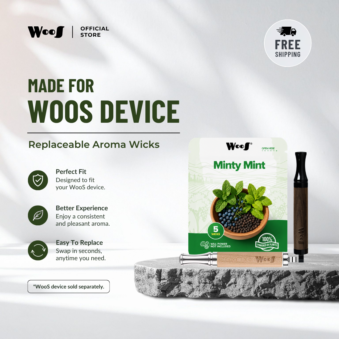 WooS Aroma Wicks | Replacement Wicks For WooS Mini (DEVICE SOLD SEPARATELY)