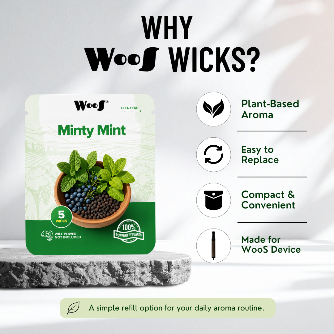 WooS Aroma Wicks | Replacement Wicks For WooS Mini (DEVICE SOLD SEPARATELY)