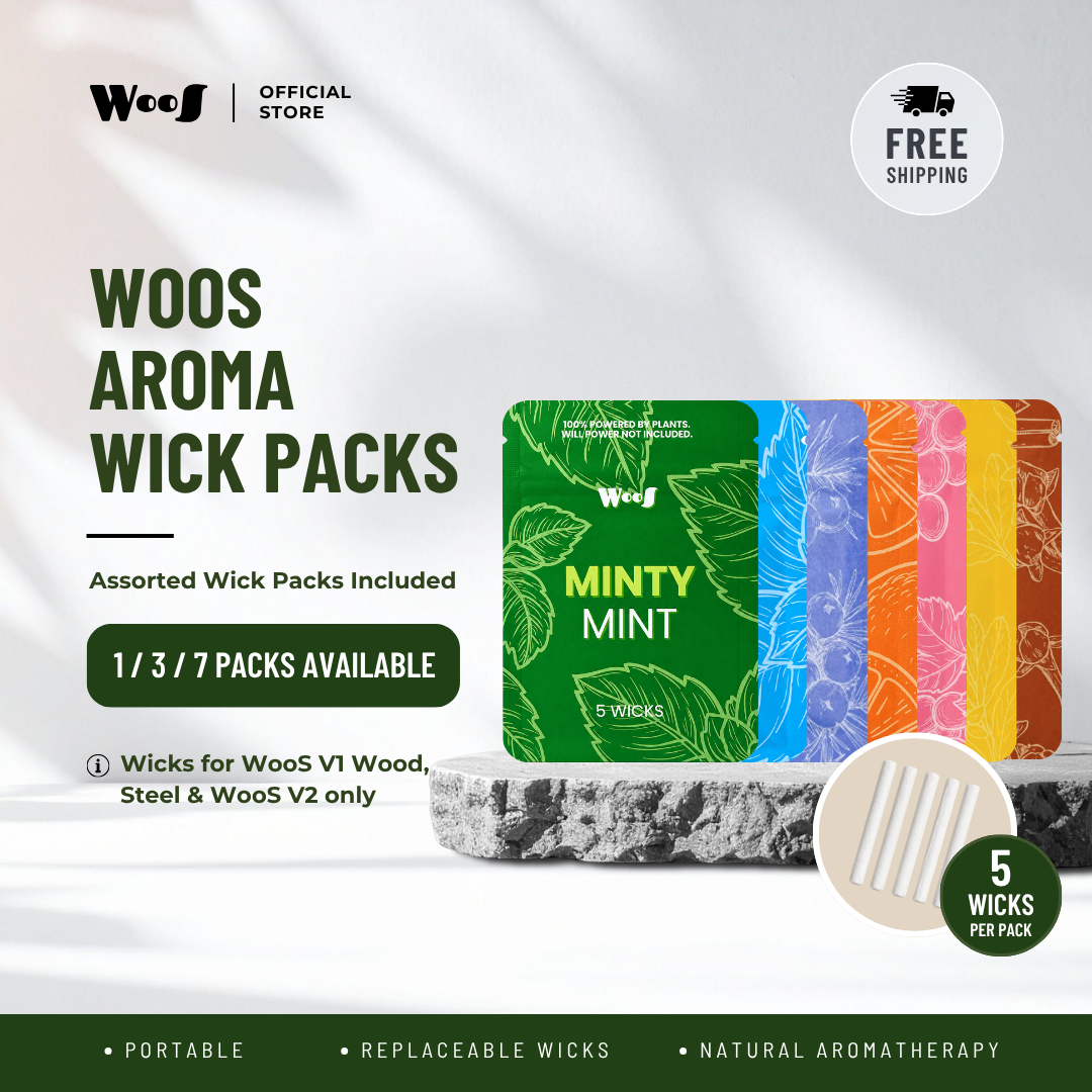 WooS Aroma Wicks | Replacement Wicks For WooS V1 & V2 (DEVICE SOLD SEPARATELY)