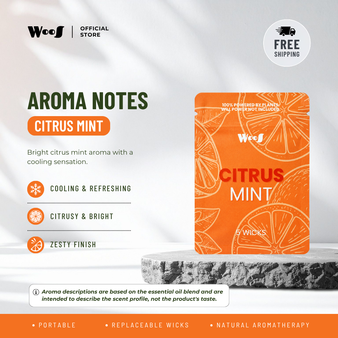 WooS Aroma Wicks | Replacement Wicks For WooS V1 & V2 (DEVICE SOLD SEPARATELY)