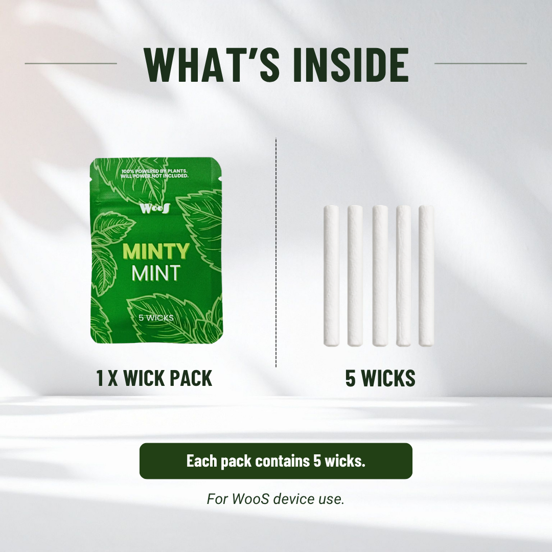 WooS Aroma Wicks | Replacement Wicks For WooS V1 & V2 (DEVICE SOLD SEPARATELY)