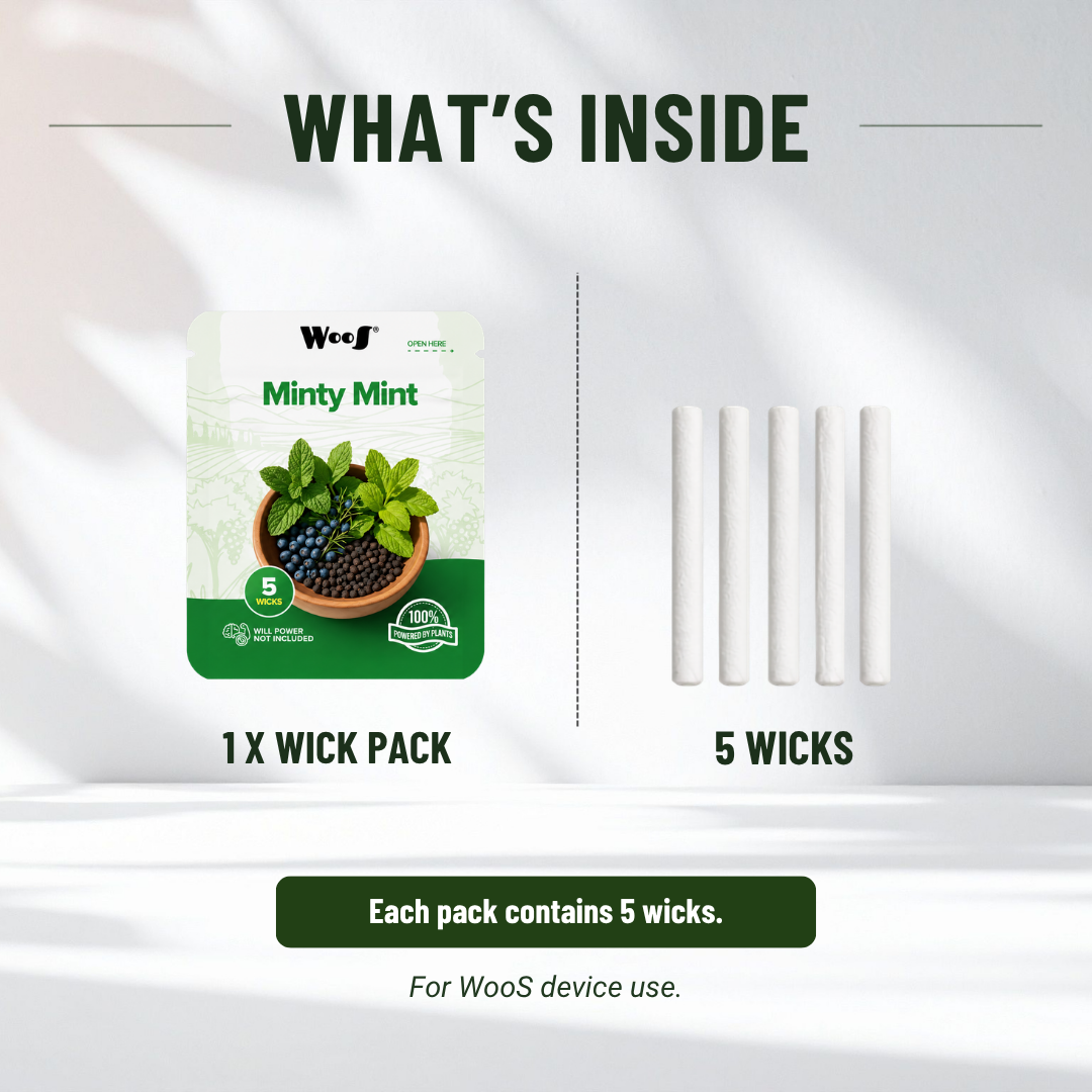 WooS Aroma Wicks | Replacement Wicks For WooS Mini (DEVICE SOLD SEPARATELY)