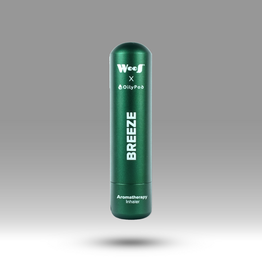WooS x OilyPod Aromatherapy Inhaler - BREEZE | Clear Mind & Easy Breathing