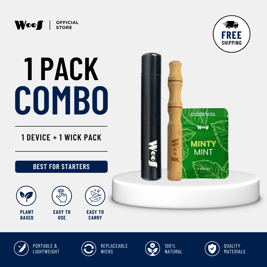 best natural vape WooS Combo (smoking & vaping cessation device)