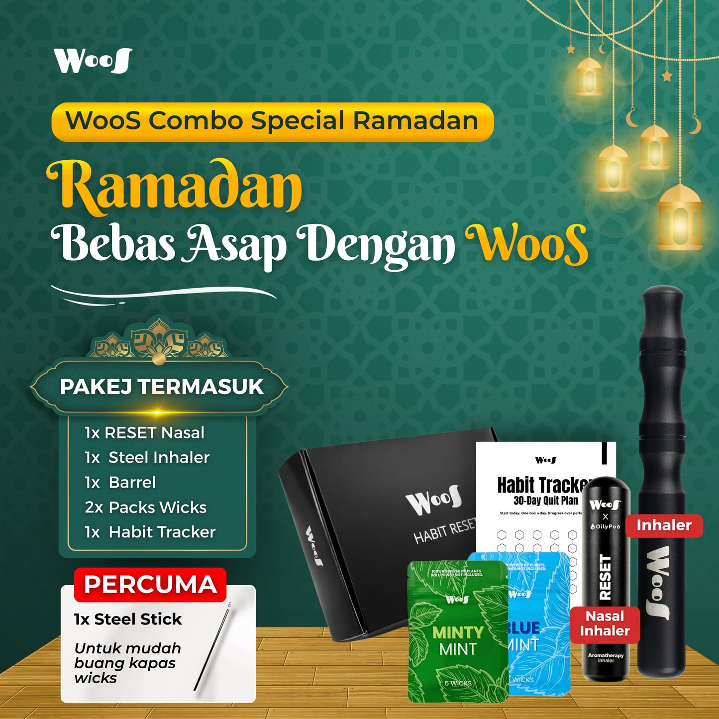 WooS Steel Inhaler Combo