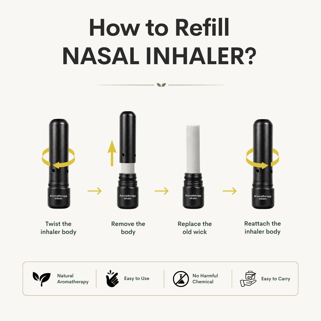 WooS x OilyPod RESET – Aromatherapy Inhaler for Mood Reset & Stress Relief